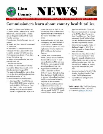 Board of Commissioners 6-20-2023