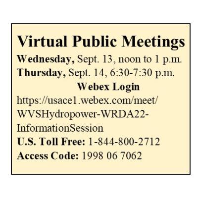 Corps of Engineers hydropower meetings