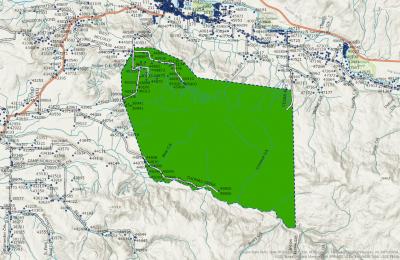 McCully Mountain fire map