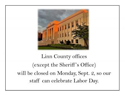 Labor Day closure