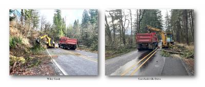 Storm debris clean-up